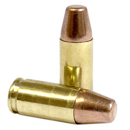 Flat nose 9mm rounds